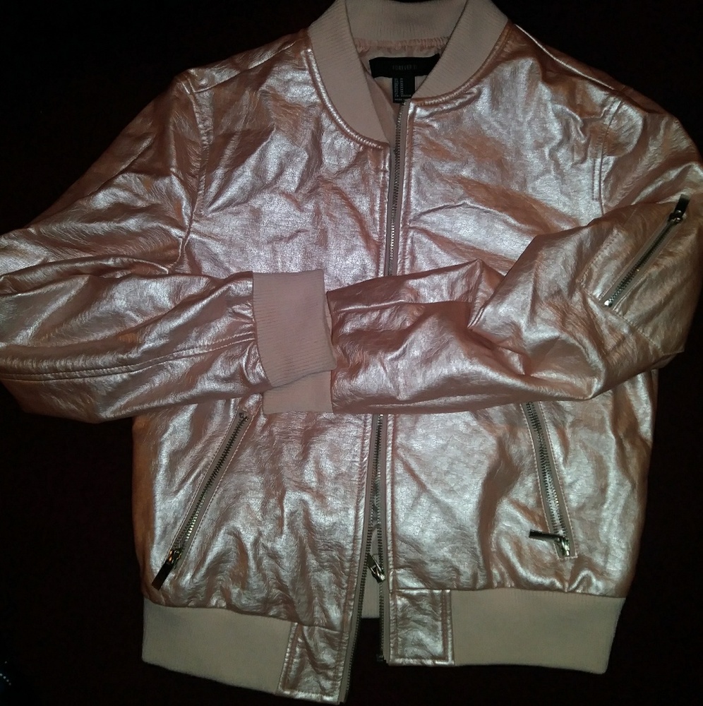 Forever 21 Rose Gold Jacket